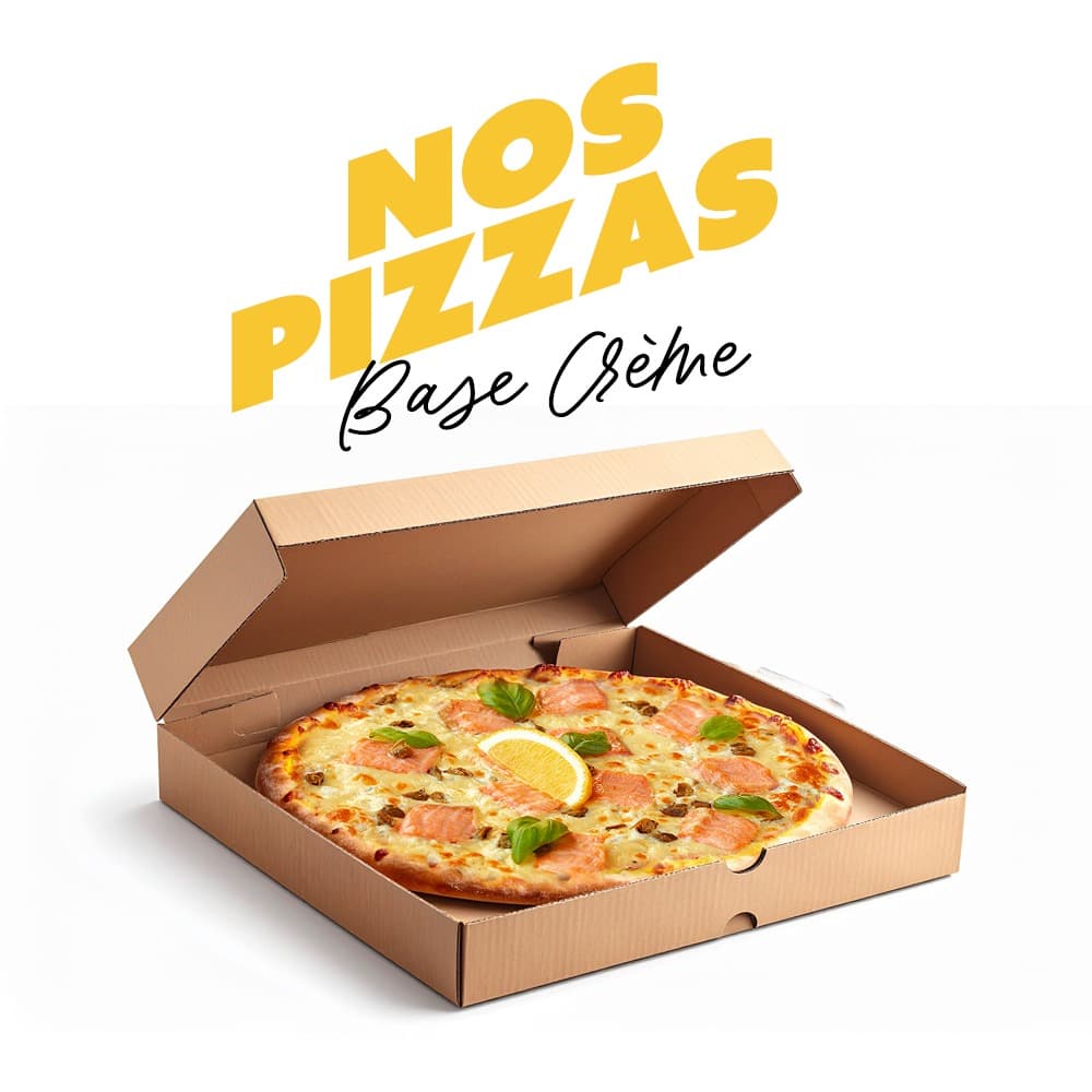 Livraison NOS PIZZAS BASE CRÈME FRAÎCHE à Lyon, 69007
